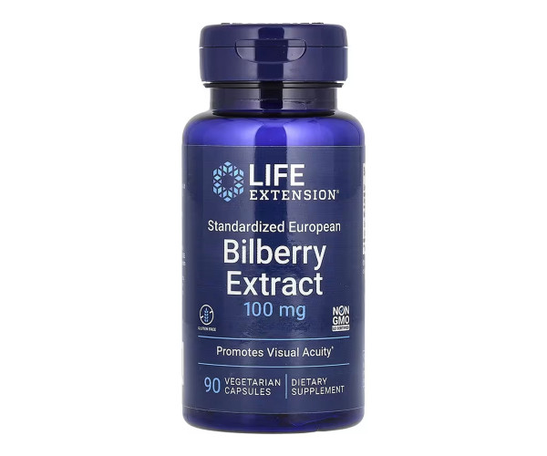 Standardized European Bilberry Extract 100 mg - 90 vcaps