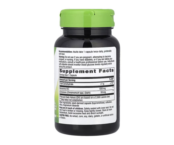 Berberine with Cinnamon - 60 vcaps