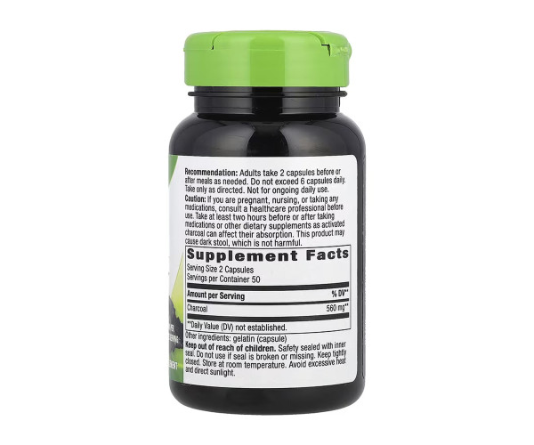 Activated Charcoal - 100 caps