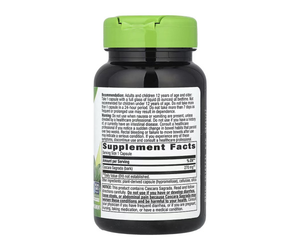 Cascara Sagrada - 100 vcaps