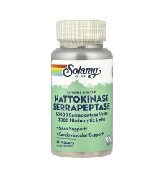 Nattokinase & Serrapeptase - 30 vcaps
