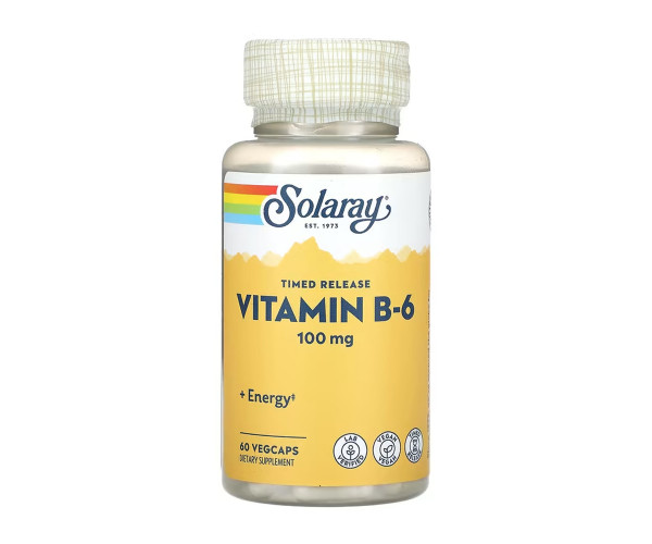 Vitamin B-6 Timed-Release 100mg - 60 vcaps
