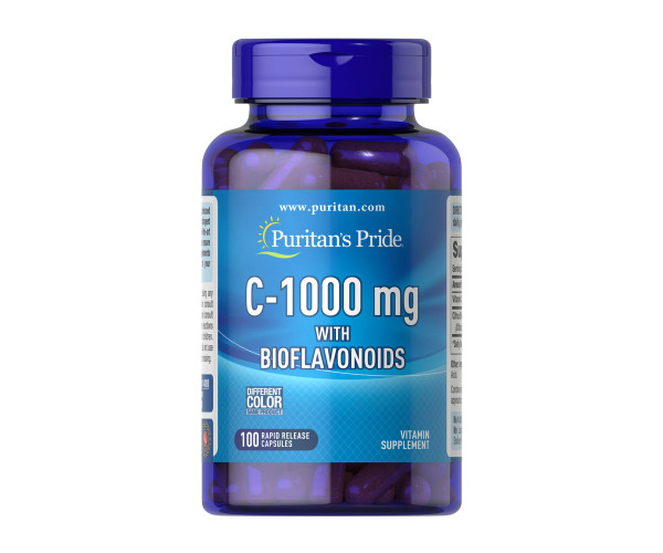 Vitamin C-1000 mg with Bioflavonoids - 100 caps