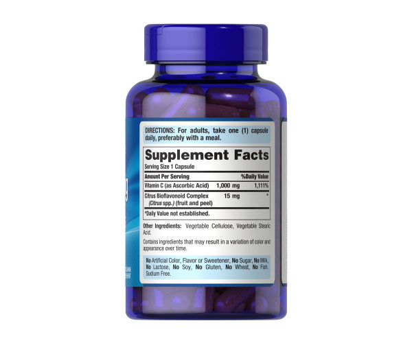 Vitamin C-1000 mg with Bioflavonoids - 100 caps
