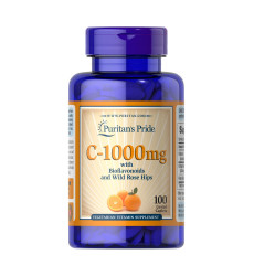 Vitamin C-1000 mg with Bioflavonoids & Rose Hips - 100 caps