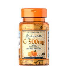 Vitamin C-500 mg with Rose Hips Time Release - 100 caps