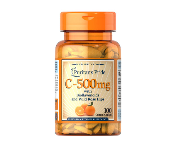 Vitamin C-500 mg with Rose Hips Time Release - 100 caps