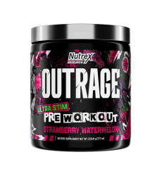 Outrage High‑Stim Pre‑Workout - 30 servings Strawberry Watermelon