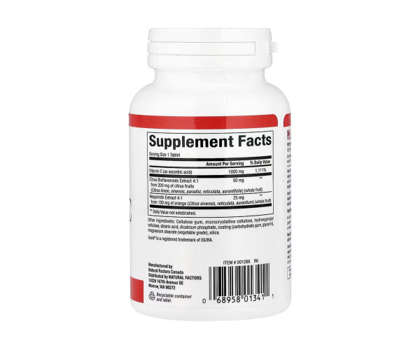 Vitamin C 1000mg - 90 tabs