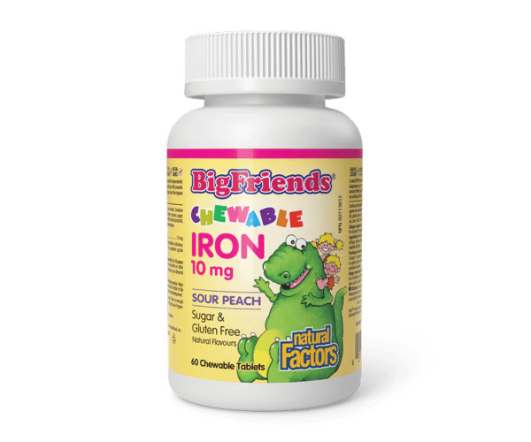 BigFriends Chewable Iron 10 mg - 60 tabs