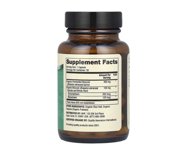 Organic Fermented Broccoli Sprouts - 30 caps