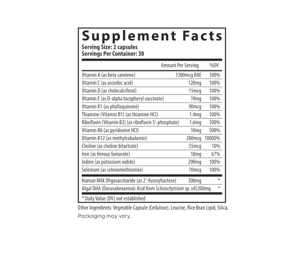 Postnatal Multivitamin Essentials with DHA - 60 caps