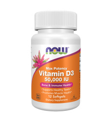 VIT D-3 50,000 IU - 12 sgels
