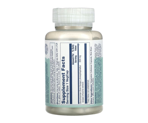 Glucomannan Rhizome Extract 600mg - 100 vcaps