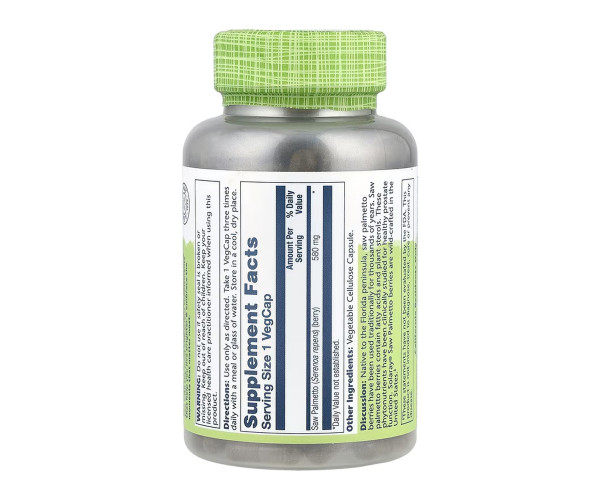 Saw Palmetto Berry 580mg - 180 vcaps