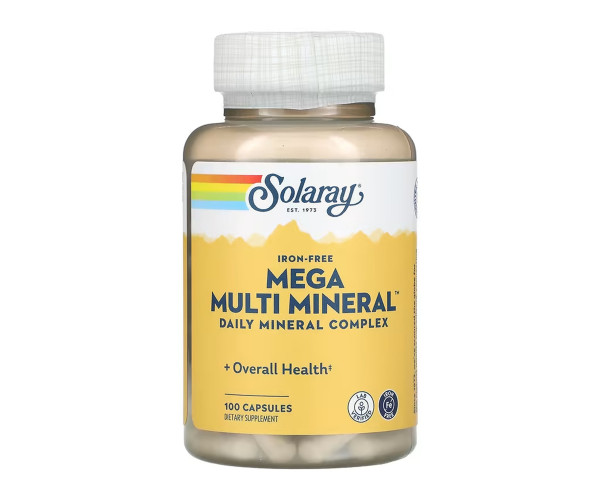 Mega Multi Mineral Iron-Free - 100 caps
