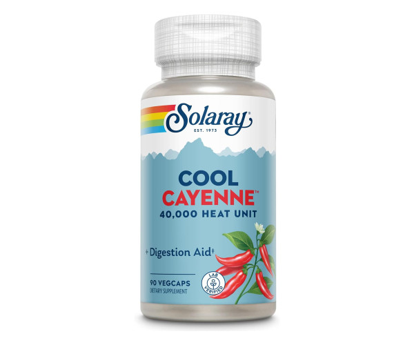 Cool Cayenne Pepper 40,000 HU 600mg - 90 vcaps
