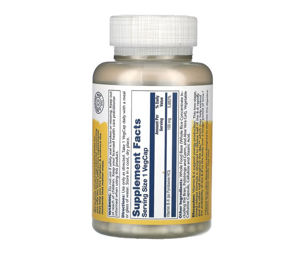 Vitamin B-6 100mg - 120 vcaps