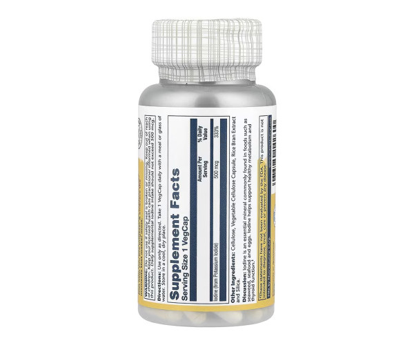 Iodine 500mcg - 30 vcaps