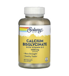 Calcium Bisglycinate with Vitamin D-3 1000mg - 120 vcaps