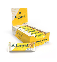 Layered Bar - 12x60g White Gold