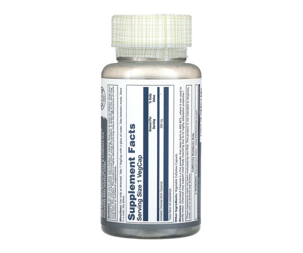 Activated Charcoal, Coconut 280mg - 90 vcaps