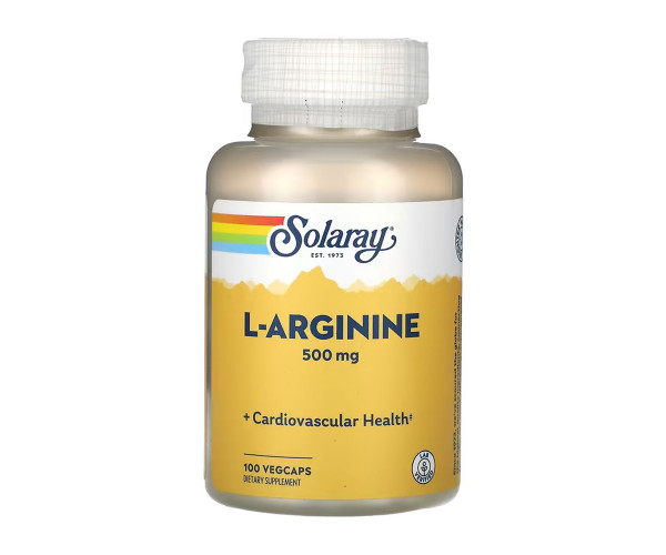 L-Arginine Free Form 500mg - 100 vcaps