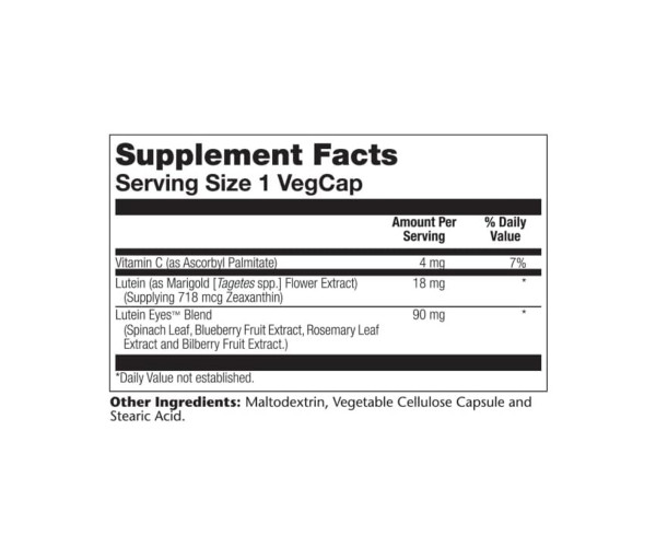 Lutein Eyes 18 - 30 vcaps