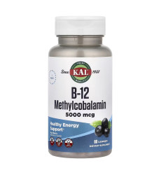 B-12 Methylcobalamin 5000mcg - 60 lozenges
