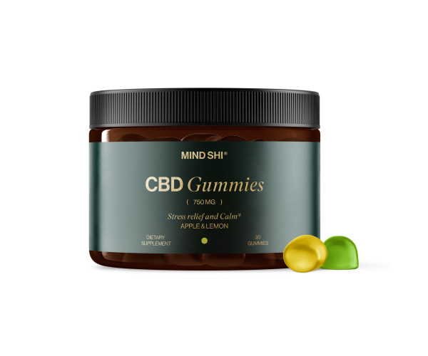 CBD Gummies Full Spectrum 750 mg Apple & Lemon - 30 gummies (10+2 в подарунок!)