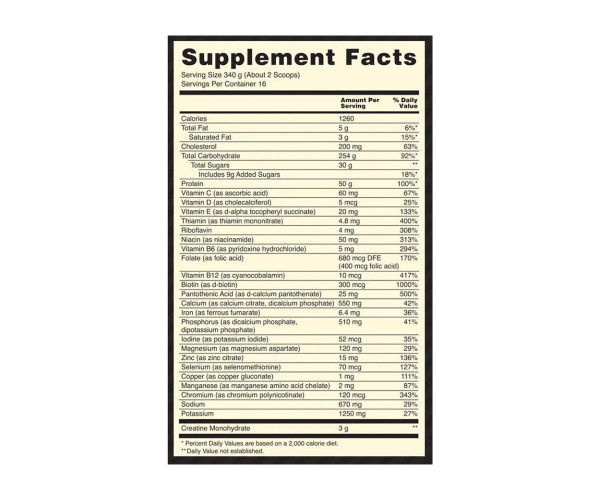 Serious Mass - 5450g Banana
