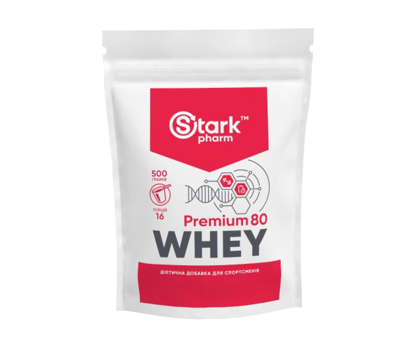 Whey 80 Premium - 500g Chocolate Hazelnut (Затерта етикетка)