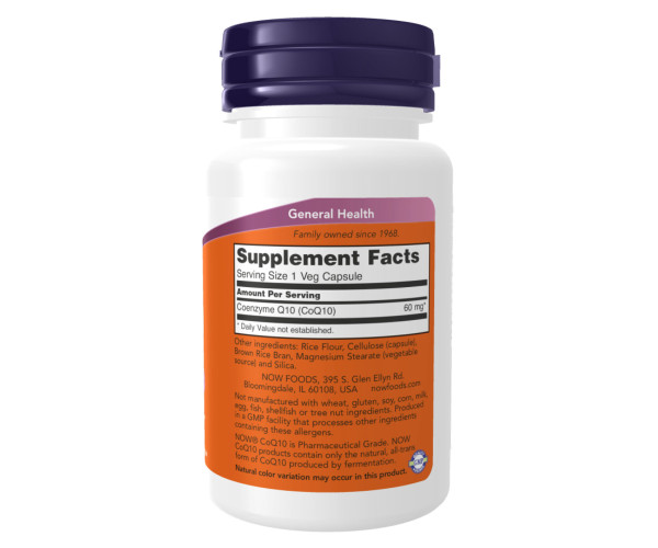 CoQ10 60mg - 60vcaps