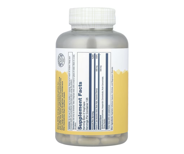 Vitamin C & Bioflavonoids 1:1 500mg - 250 vcaps