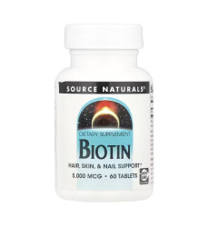 Biotin 5000mcg - 60 tabs
