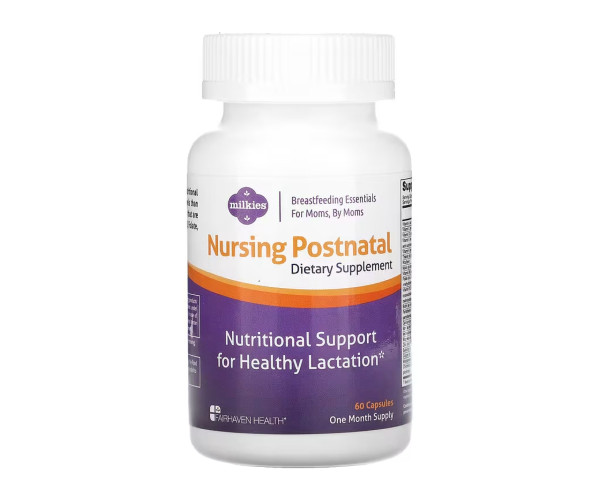 Milkies Nursing Postnatal Breastfeeding Multivitamin - 60 caps