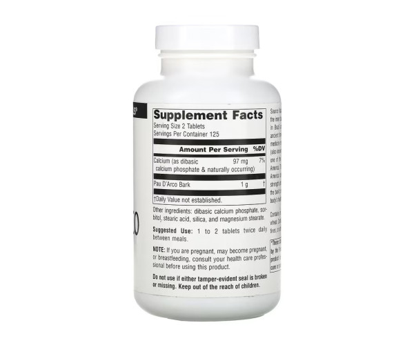 Pau D'Arco 500mg - 250 tabs