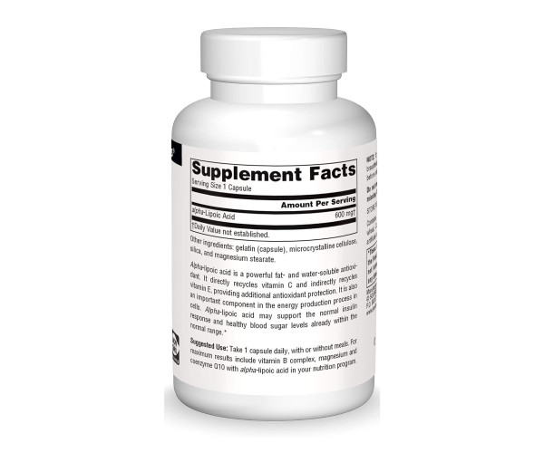Alpha Lipoic Acid 600mg - 30 caps