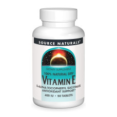 Vitamin E 400 IU D-Alpha Tocopherol - 50 tabs