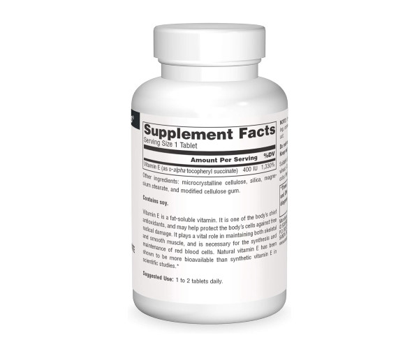 Vitamin E 400 IU D-Alpha Tocopherol - 50 tabs