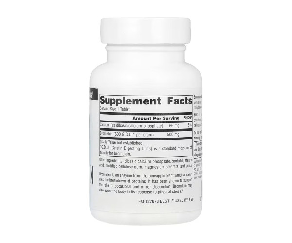 Bromelain 600 GDU - 60 tabs