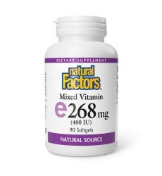 Mixed Vitamin E 268 mg (400 IU) - 90 softgels
