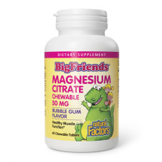 Magnesium Citrate 50mg - 60 tabs Bubble Gum