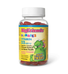 BigFriends Vitamin D3 Gummies 600 IU - 60 gummies