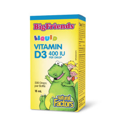 BigFriends Liquid Vitamin D3 400 IU - 15ml