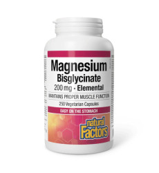 Magnesium Bisglycinate Pure 200 mg - 250 caps