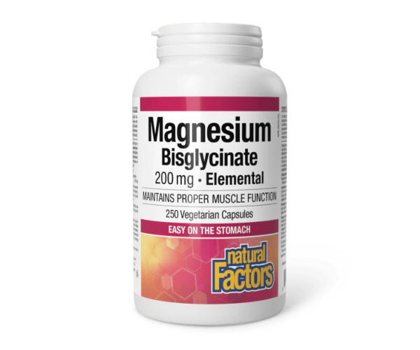 Magnesium Bisglycinate Pure 200 mg - 250 caps