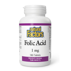 Folic Acid 1mg - 180 caps