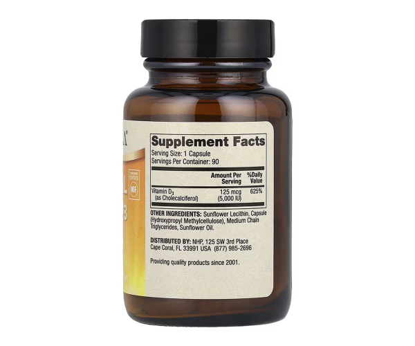 Liposomal Vitamin D3 5000 IU - 90 caps