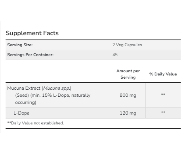 Dopa Mucuna - 90vcaps
